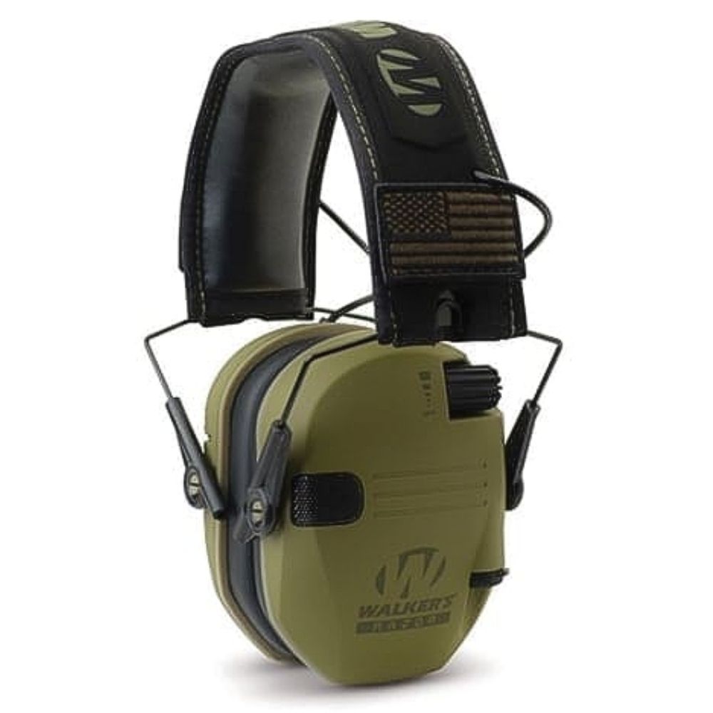 Walker's Razor Patriot Ear Muff - Olive Green