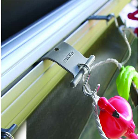 Camco Universal Fits-All Party Light Holders - Gray 7PK