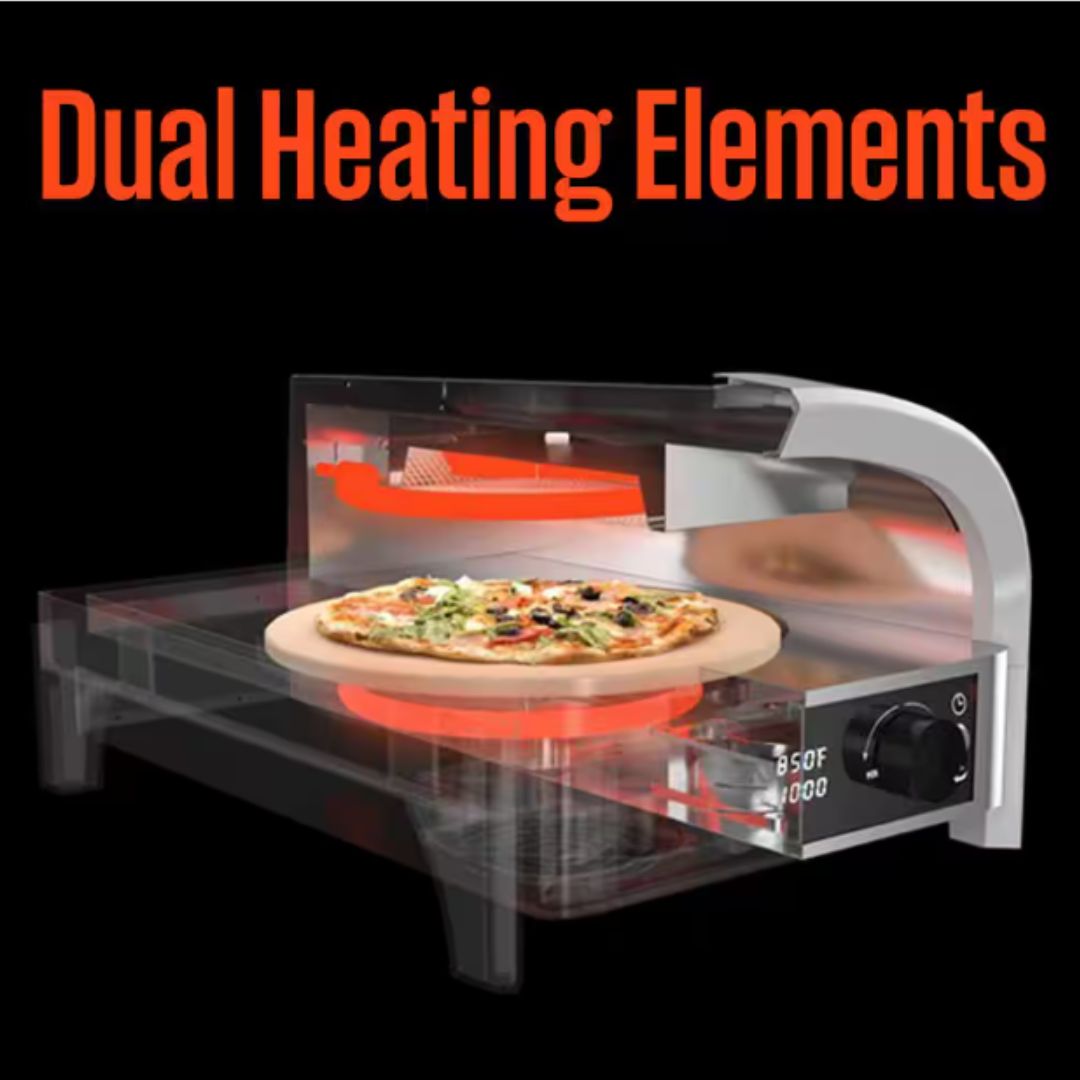 Westinghouse Electric Pizza Oven w/13" Rotating Stone