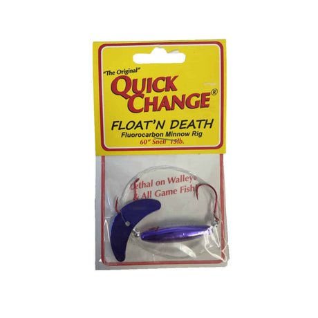 The Original Quick Death - Float 'N Death Wing Blade Minnow Rig