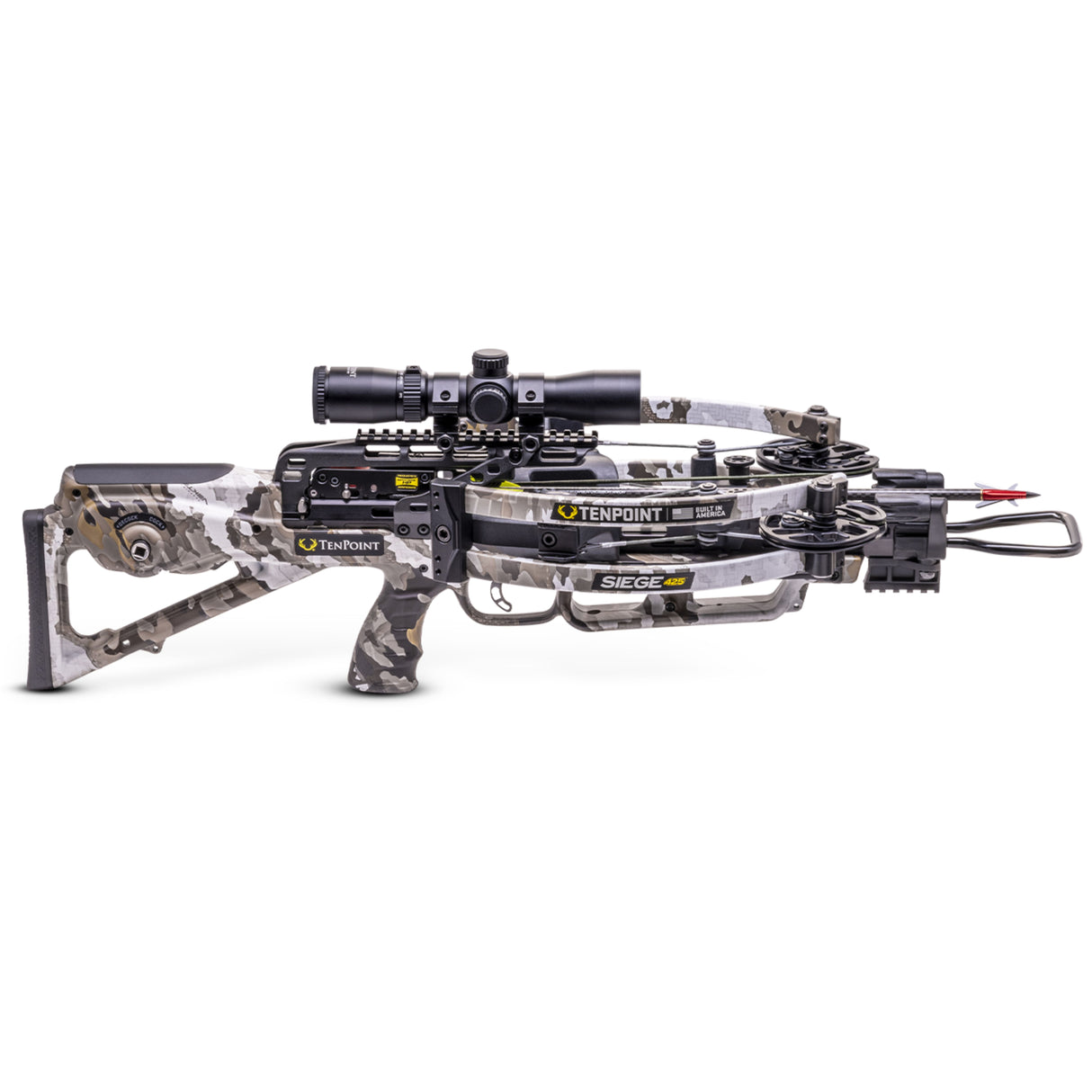TenPoint Siege 425, Acuslide, Rangemaster 100 Scope Vektra Camo