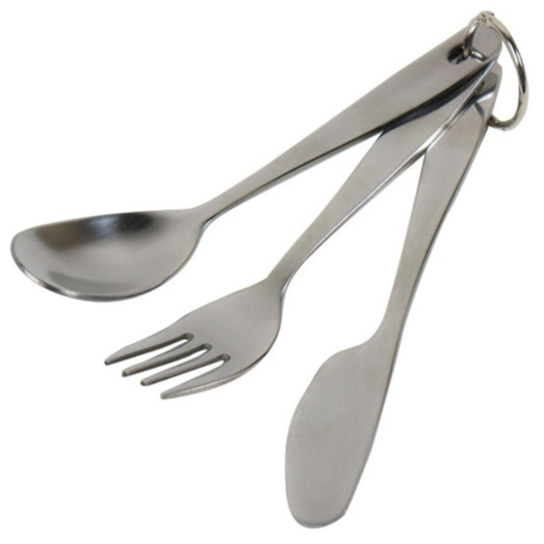 Coghlan's Stainless Steel 3pc Steel Cutlery Set