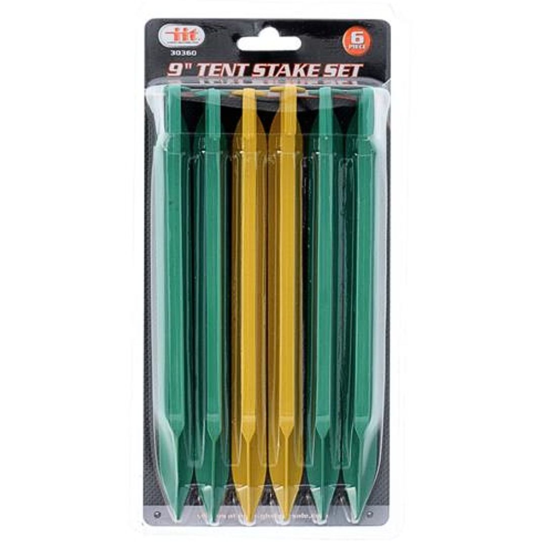 Great Lakes 9" Tent Stake Set