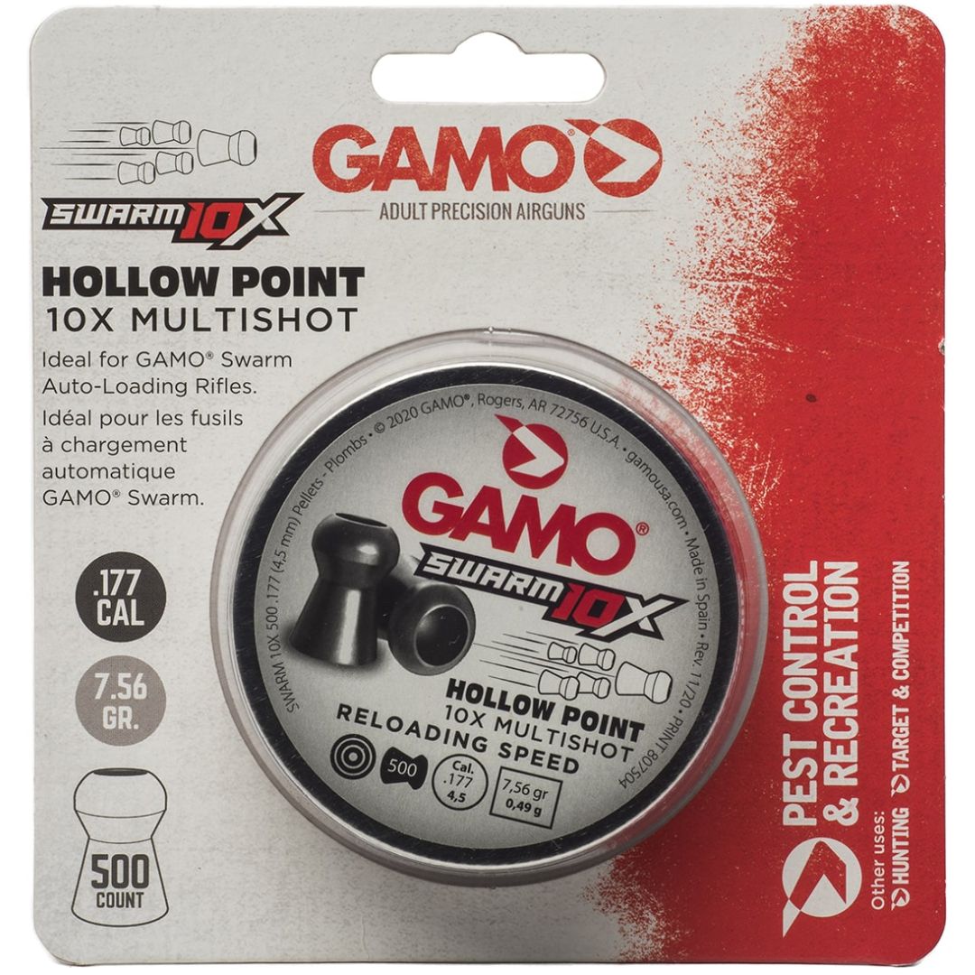 Gamo Swarm 10X Hollow Point .177cal Air Gun Pellets
