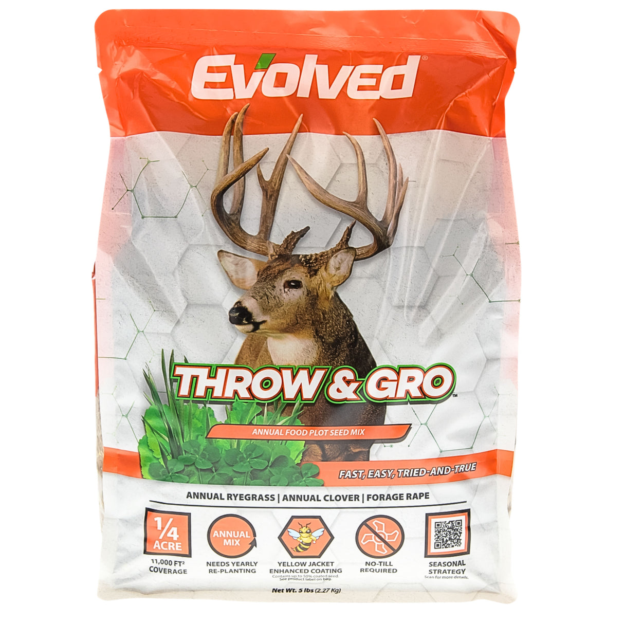 Evolved Throw & Grow No-Till Forage 5lb