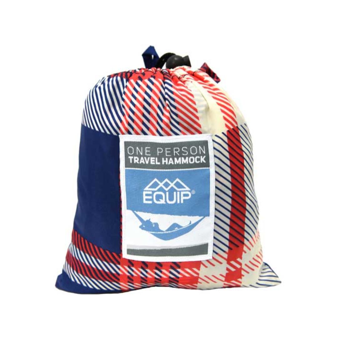 Denovo Equip 1P Travel Hammock - Plaid
