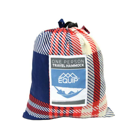 Denovo Equip 1P Travel Hammock - Plaid