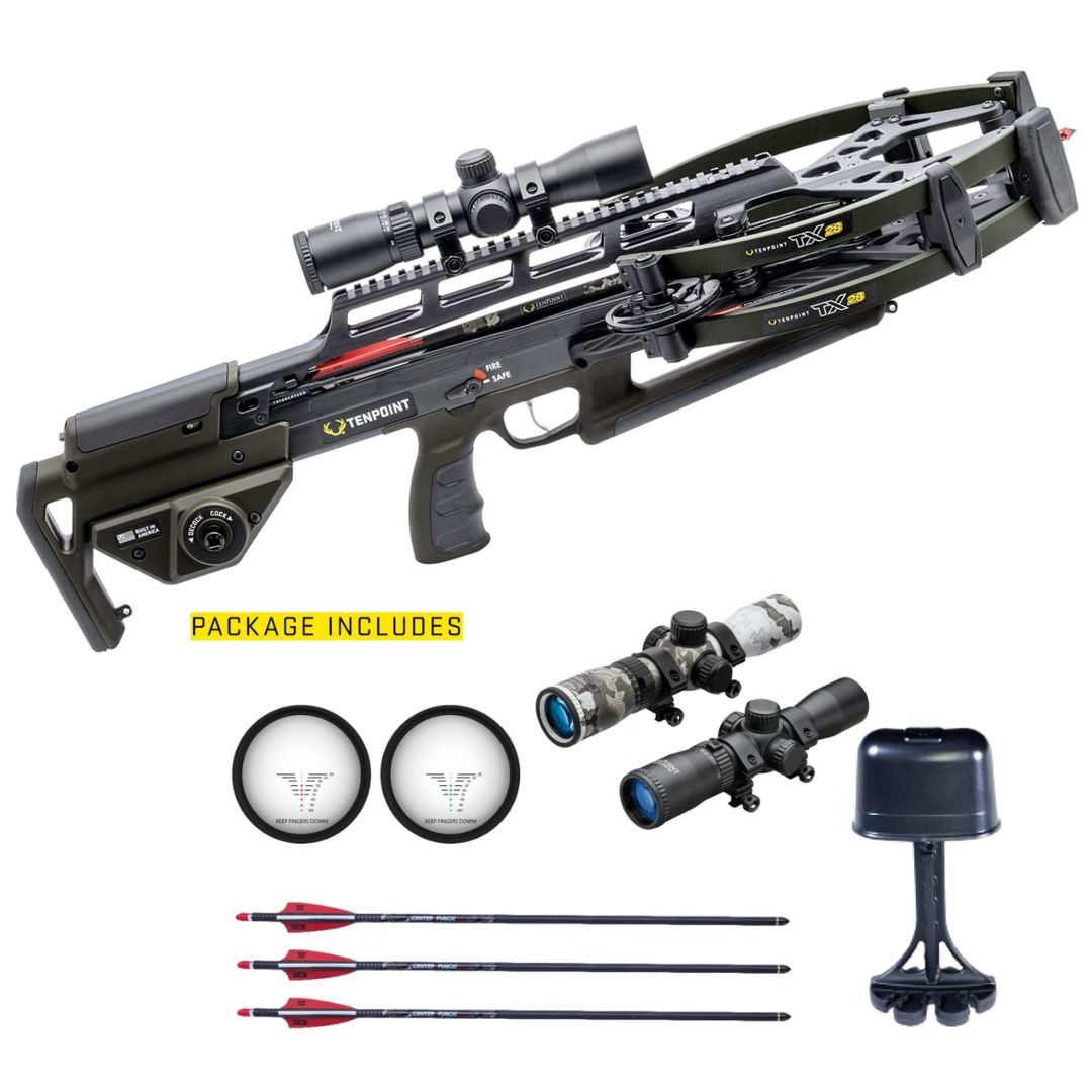 TenPoint TX-28 Crossbow Pkg - Moss Green