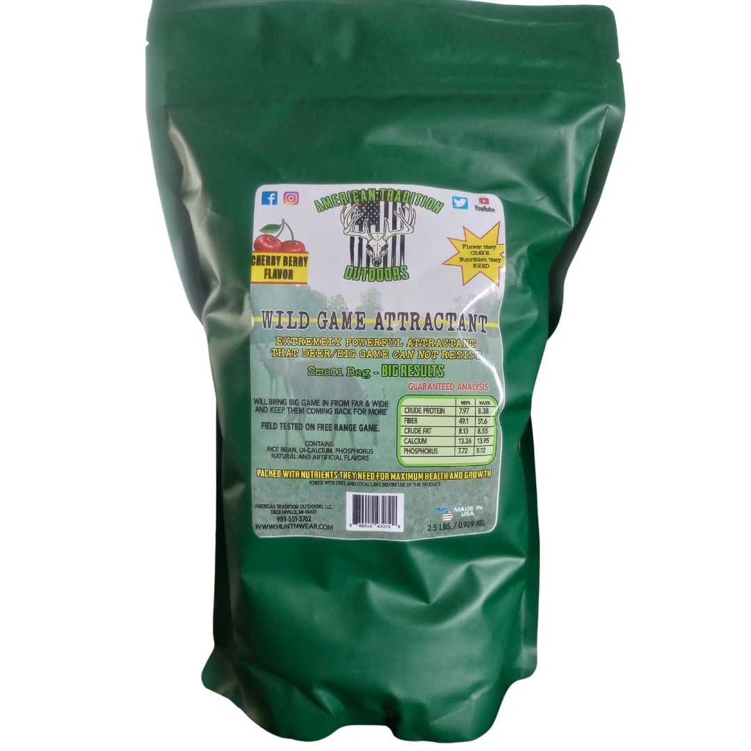 American Tradition Outdoors Wild Game Attractant - Cherry Berry Flavor - 2.5lb