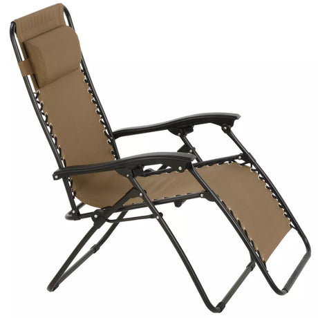 Outdoor Expressions Zero Gravity Relaxer Convertible Lounge Chair