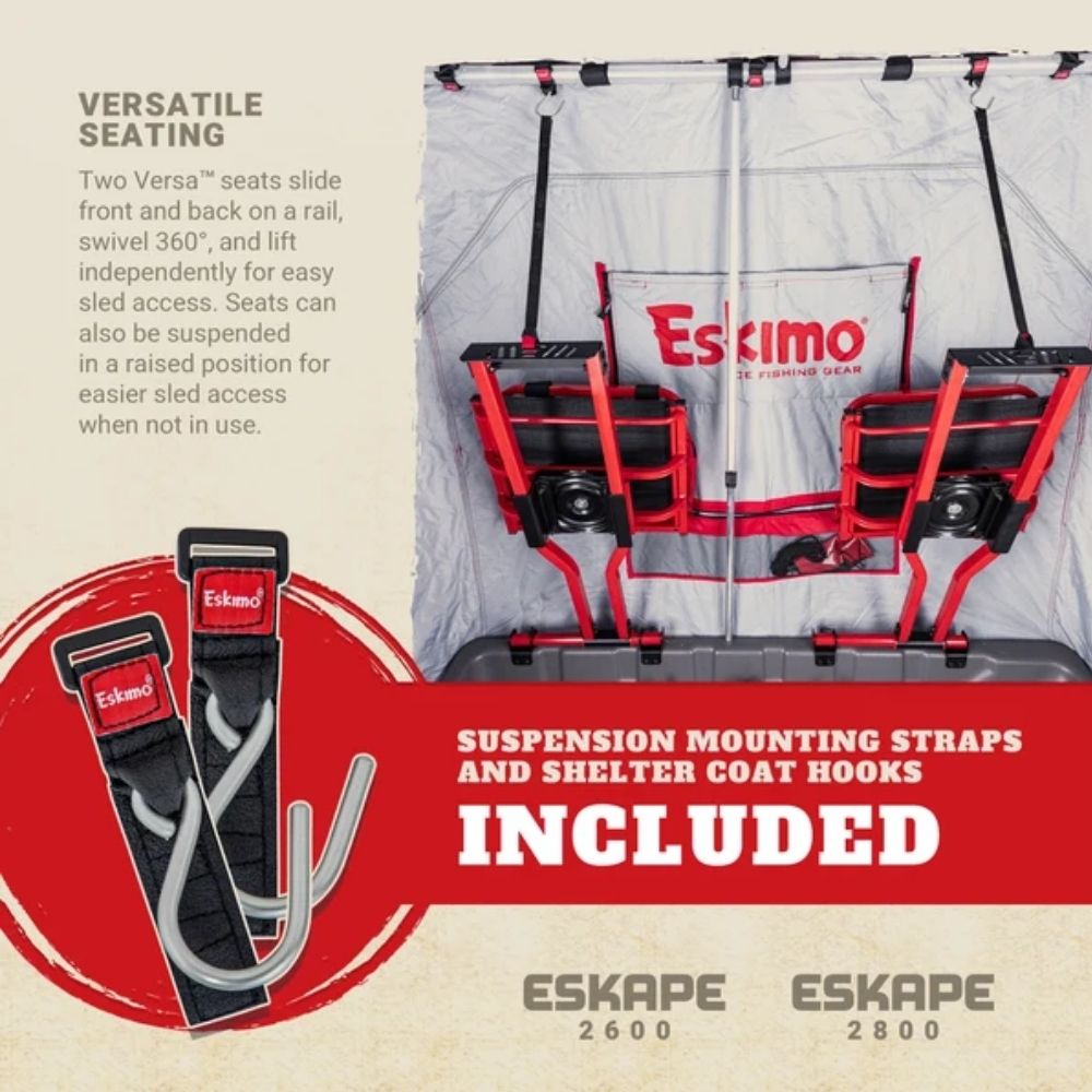 Eskimo Eskape 2800 Insulated Side Door Sled Shelter 38500