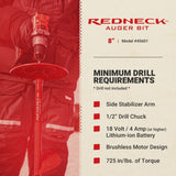 Eskimo 8" Redneck Bit 45601 (Drill Adaptive)