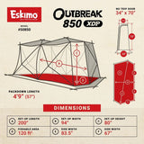 Outbreak 850XDP Insulated Pop-up Shelter