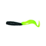 Mister Twister 2" Teenie Curly Tail Black/Chartreuse Pearl Tail  TTO20-310P