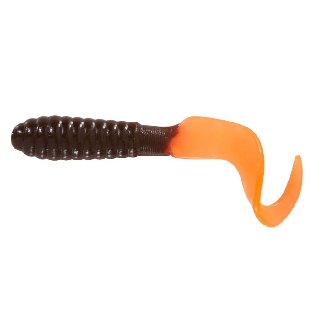 Mister Twister 2" Teenie Curly Tail Brown/Orange Tail TTO20-198