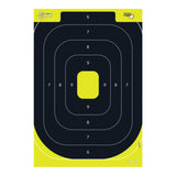 Allen EZ-Aim Non-Adhesive Splash IPSC 12"x18" Silhouette Target 8PK
