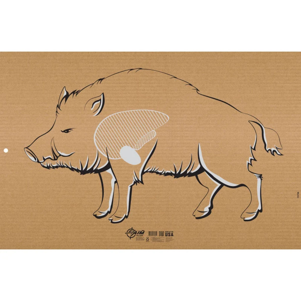 Allen EZ Aim Wild Boar Corrugated Silhouette - 23" x 35"