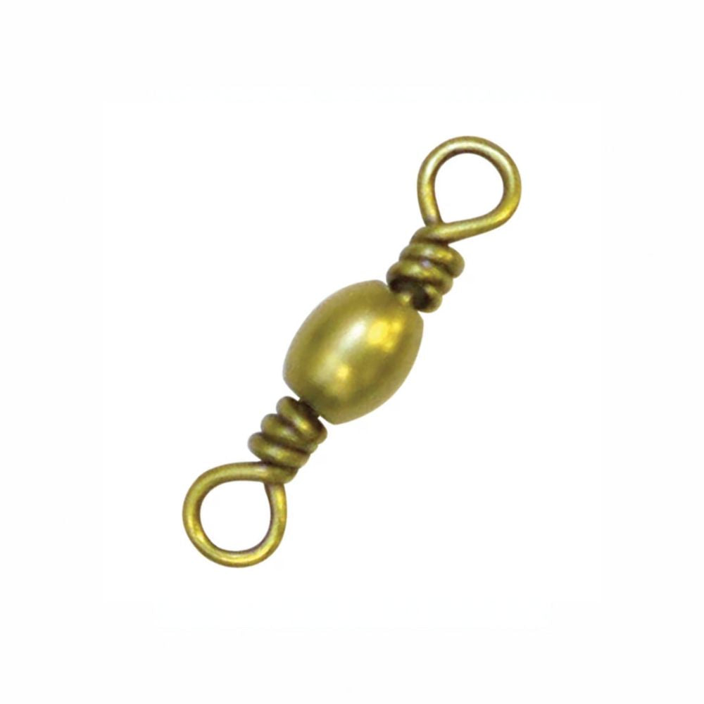 Eagle Claw Barrel Swivel Brass Size 1/0