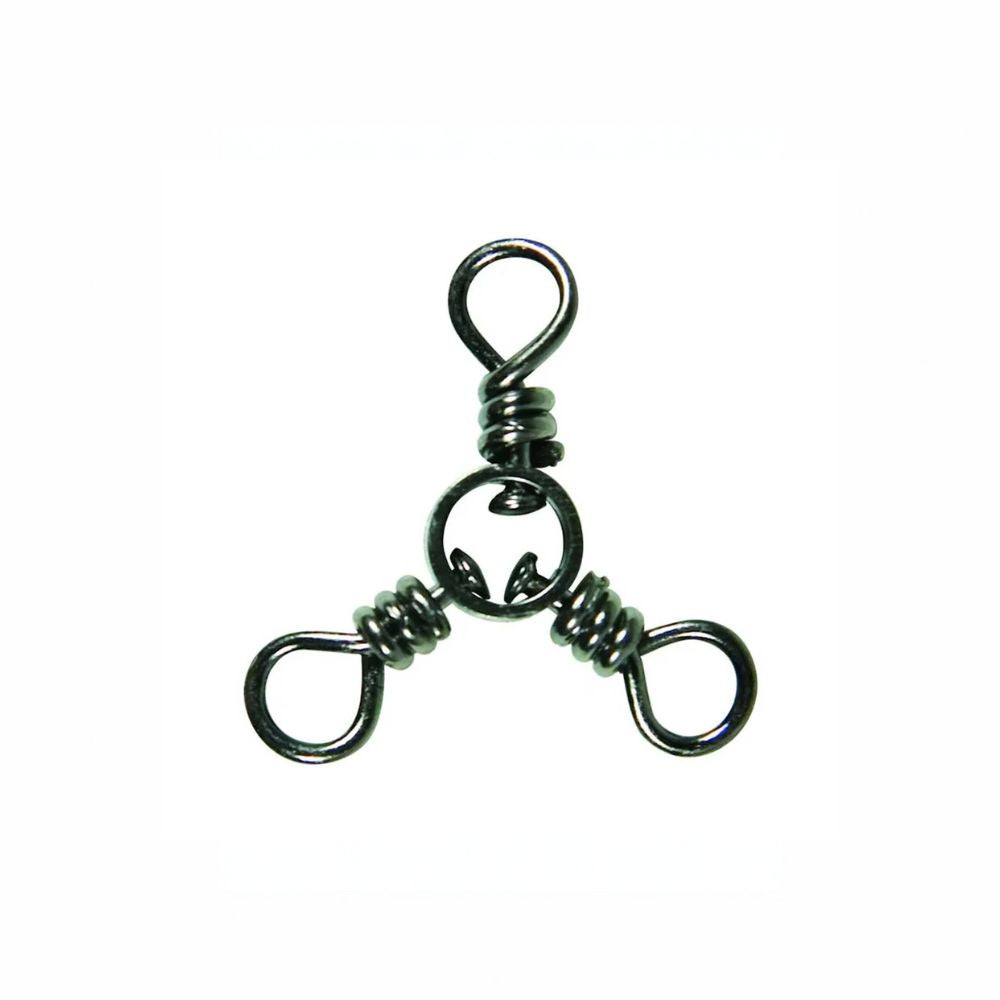 Eagle Claw 3-Way Swivel Black Size 3/0