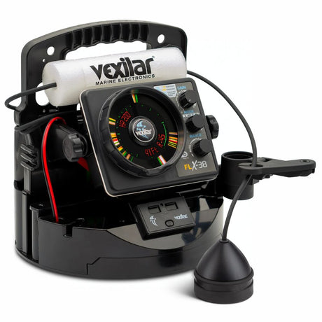 Vexilar FLX-38 BB Pro Pack Elite w/ Broad Band Ice-Ducer and Vexilar Lithium Battery