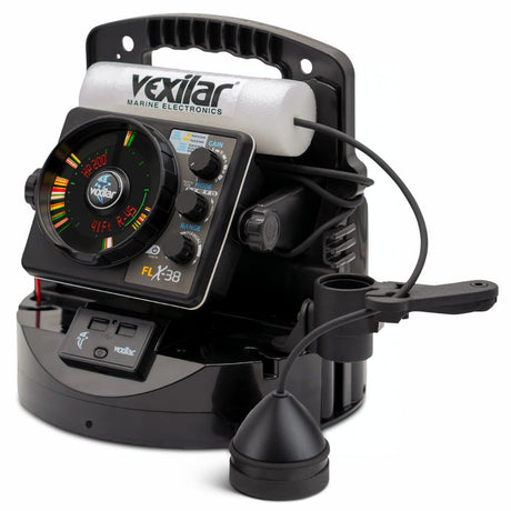 Vexilar FLX-38 BB Pro Pack Elite w/ Broad Band Ice-Ducer and Vexilar Lithium Battery