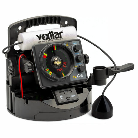 Vexilar FLX-28 Pro Pack Elite w/ ProView Ice-Ducer and Vexilar Lithium Battery