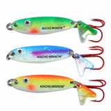 Northland 1/4oz Holographic Baitfish Image Macho Minnow 3 Pack