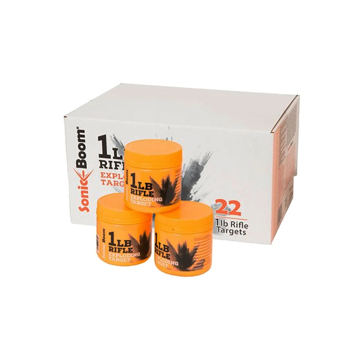Sonic Boom 1lb Exploding Rifle Target - 22 Pack