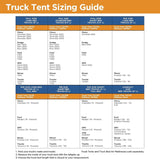 Rightline: Mid Size Long Bed Truck Tent (6') - Tall Bed