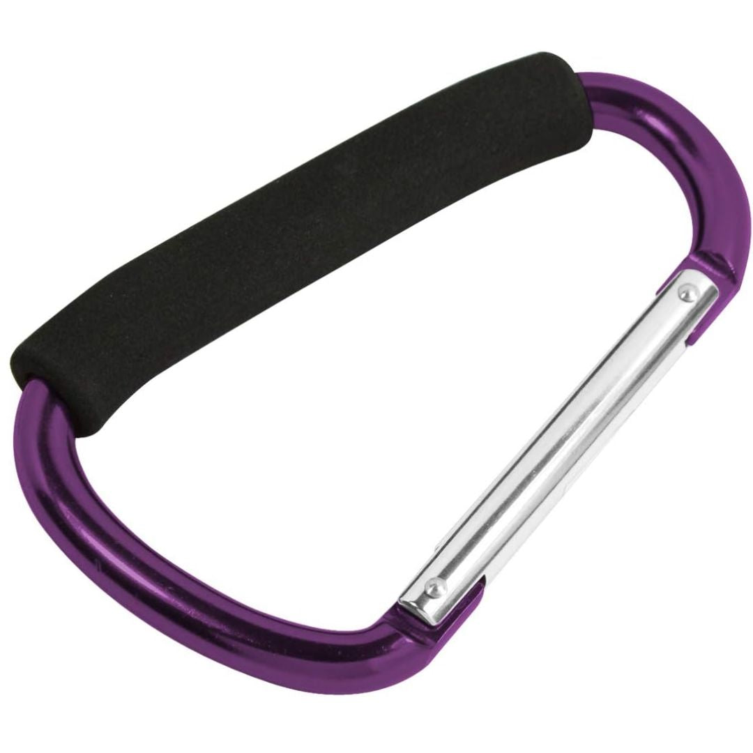 Sona Enterprises Jumbo Carabineer W/Cushion Grip, Assorted Colors (6.5)