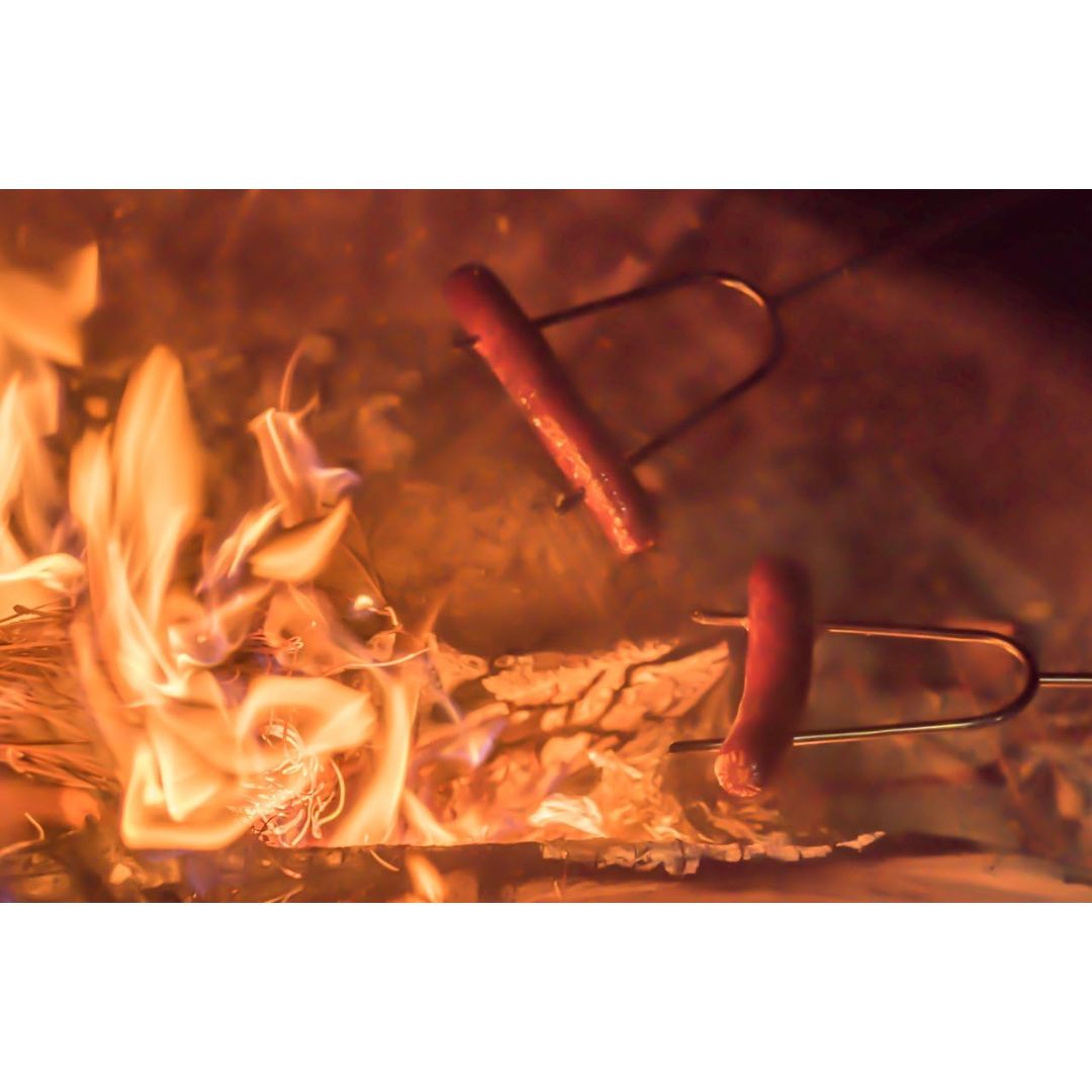 Sona Enterprises 35.5"Telescopic BBQ Fork W/Black Cushion Grip Handles