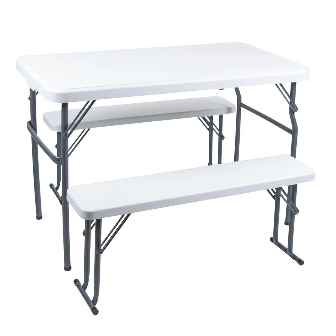 Stansport Heavy-Duty Camp Table with Benches