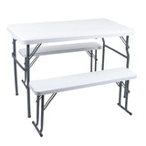 Stansport Heavy-Duty Camp Table with Benches