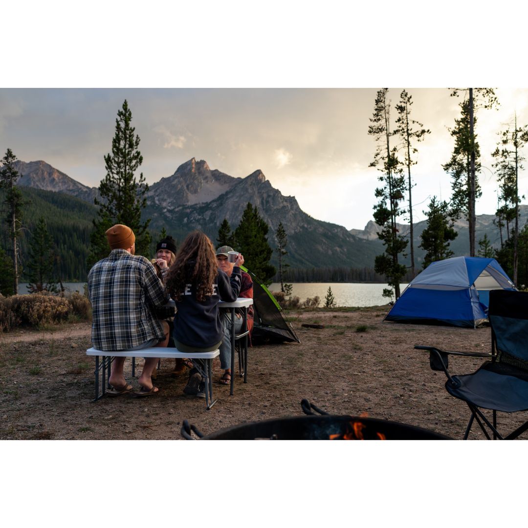 Stansport Heavy-Duty Camp Table with Benches