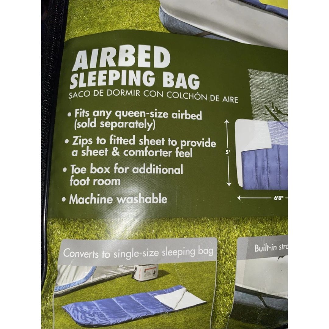 Ozark Trail Sleeping Bag/Air Bed Queen