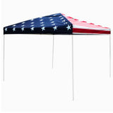 WFS Folding Canopy 10'x10' Stars and Stripes