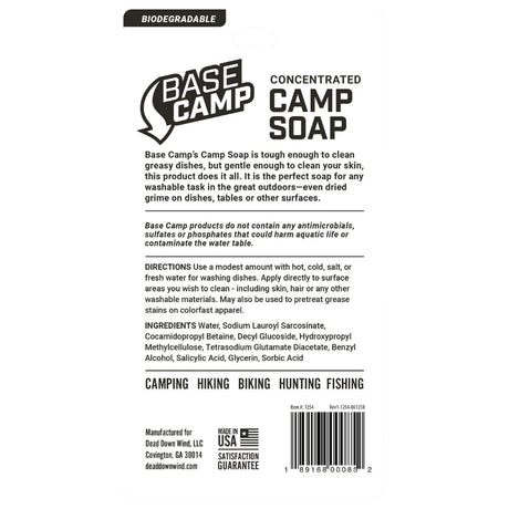 Dead Down Wind Base Camp Camp Soap 4 fl oz.