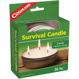Coghlan's Emergency Survival 3-Wick Candle with Matches