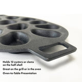 Bayou Classic Cast Iron Oyster Grill Pan