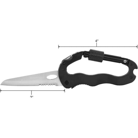 Sheffield Wilco 4-in-1 Caribiner Tool Set