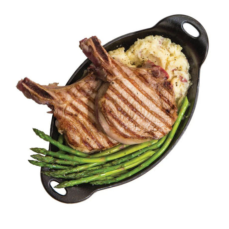 Heat-Treated 36 Ounce Oval Cast Iron Server
