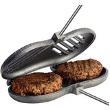 Rome Double Burger Griller Cast Iron