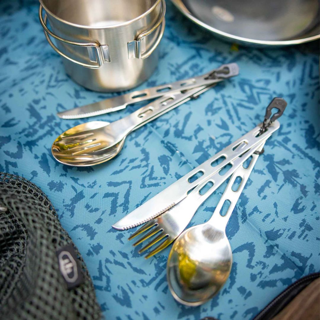 GLACIER STAINLESS 3 PC. RING CUTLERY
