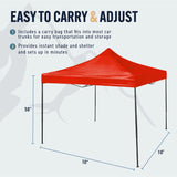 KMS Trappers Peak 10'x10' Pop-Up Canopy - White