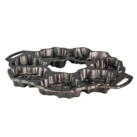 Lodge  Seasoned Cast Iron Holiday Wreath Pan