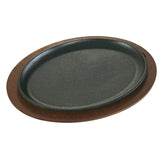Lodge 13.25 Inch Jumbo Oval Walnut Wood Underliner