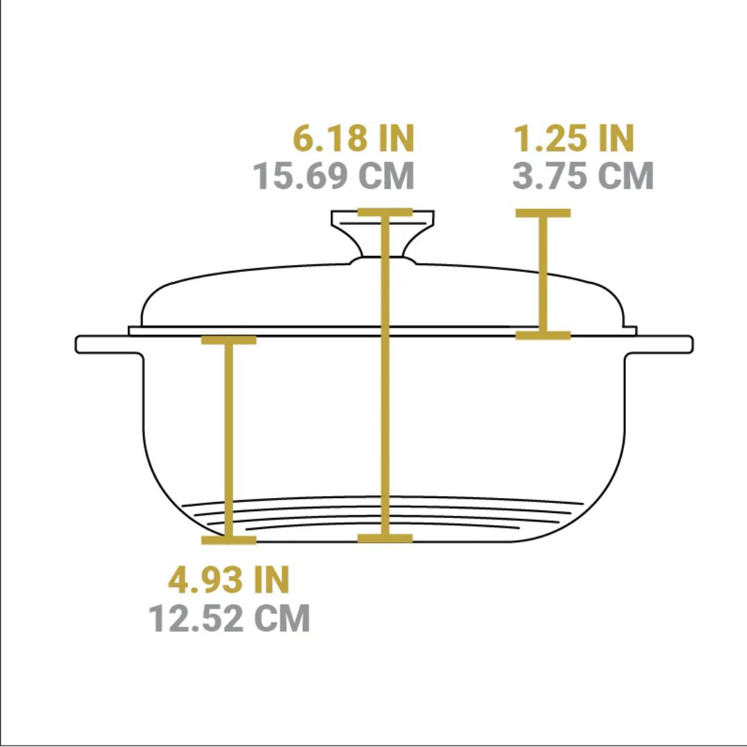 Lodge 7.5 Quart Blue Enameled Cast Iron Dutch Oven