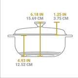 Lodge 7.5 Quart Blue Enameled Cast Iron Dutch Oven