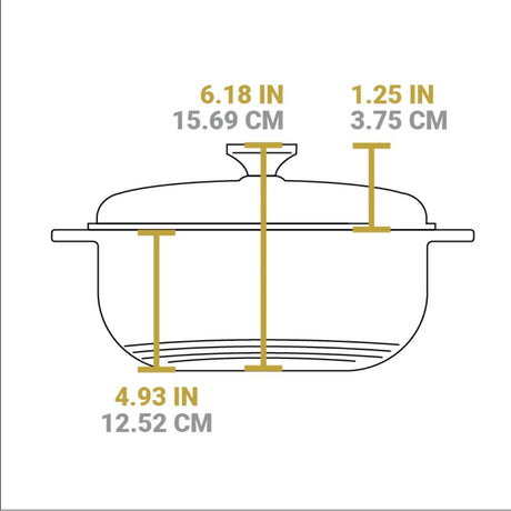 Lodge 7.5 Quart Blue Enameled Cast Iron Dutch Oven