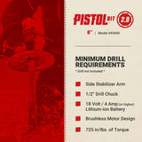 Eskimo 8" Pistol Bit 2.0 (Drill Adaptive) 45600
